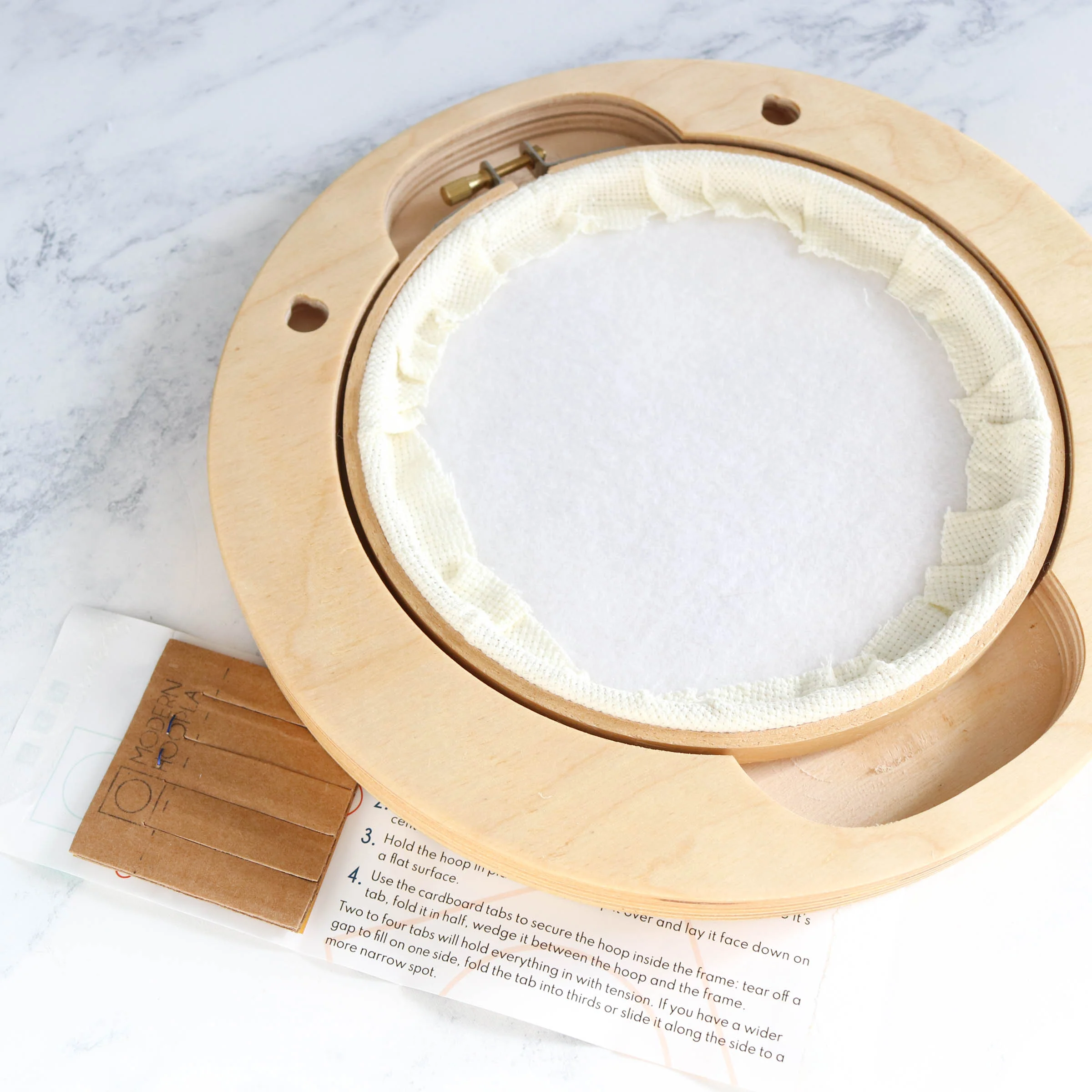 Round Embroidery Hoop Frame - 6 inch - Image 4