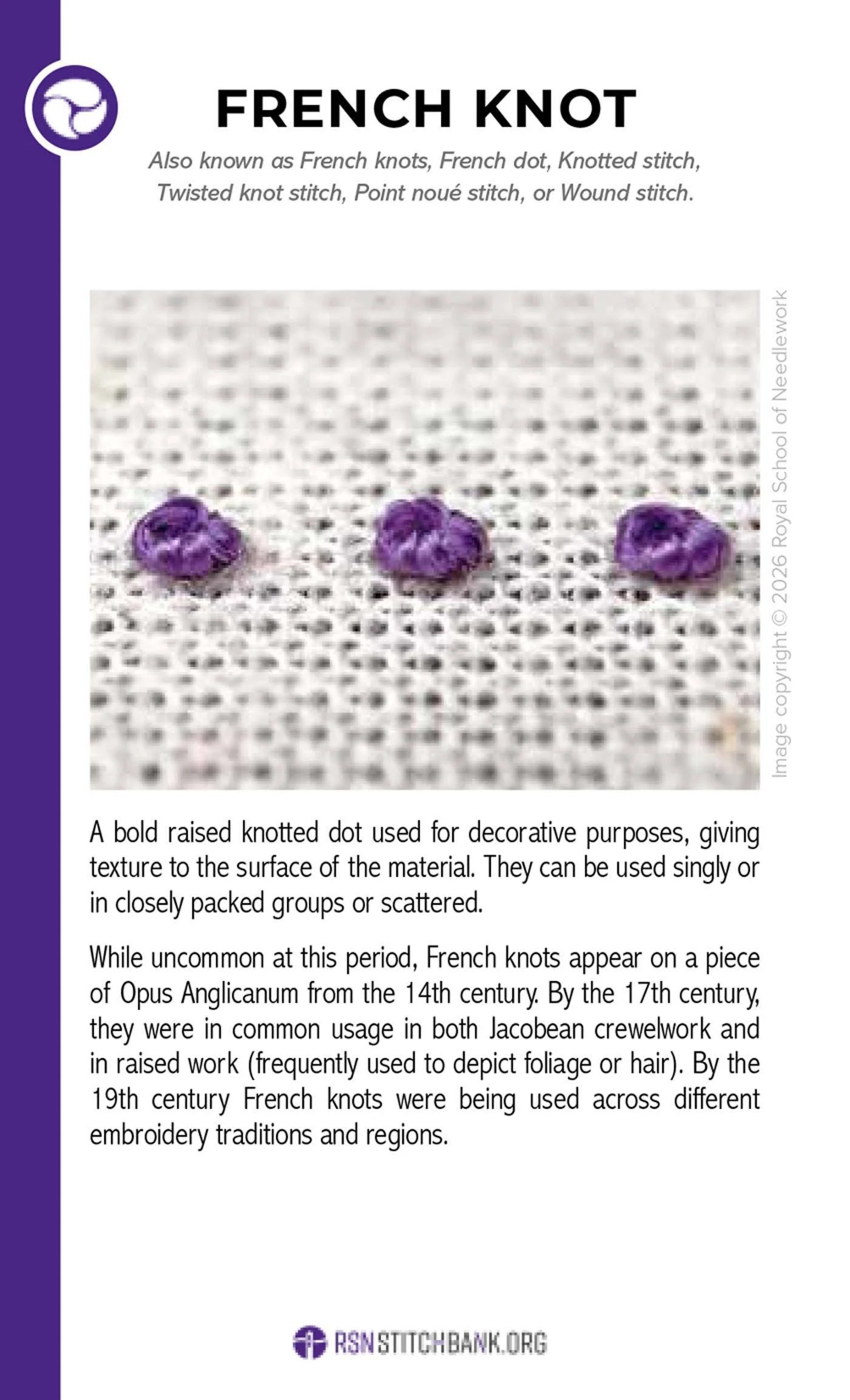 RSN Stitch Bank: The Embroidery Stitches Card Deck - Image 4