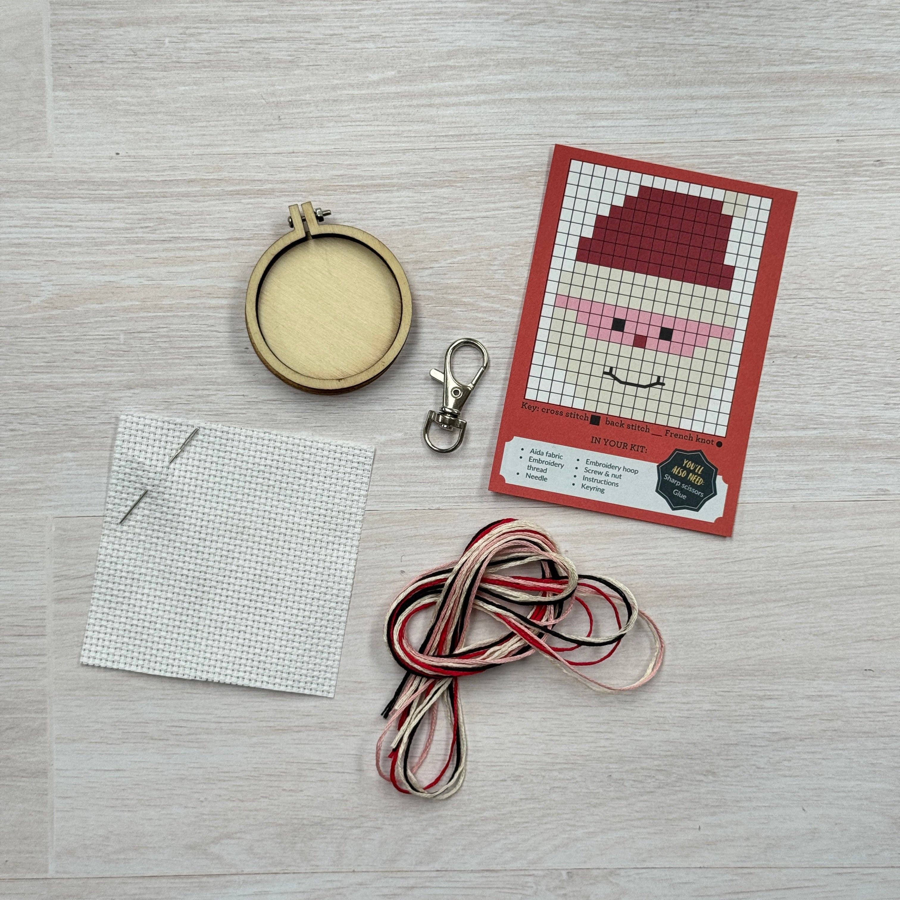 Mini Matchbox Cross Stitch Kit - Santa - Image 4