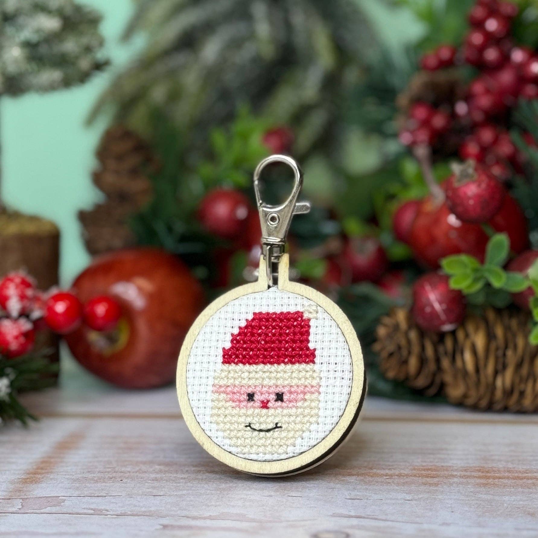Mini Matchbox Cross Stitch Kit - Santa - Image 5
