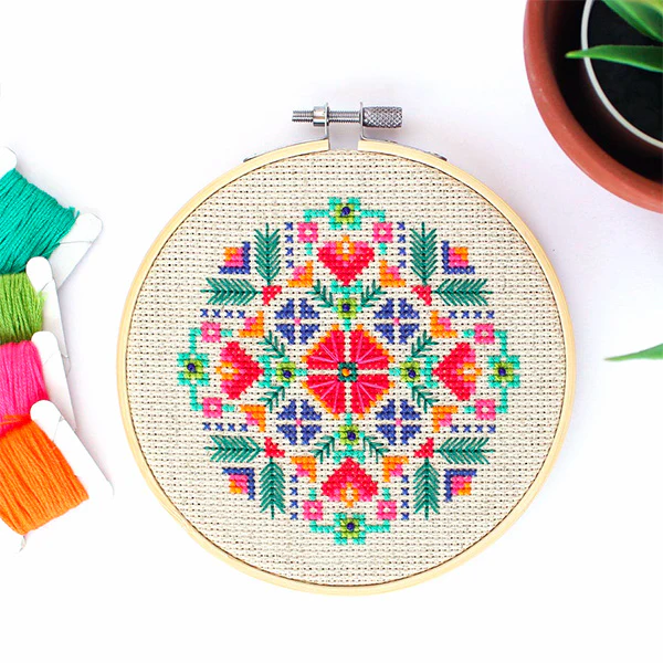 Scandinavian Meadow Cross Stitch Kit