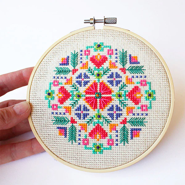 Scandinavian Meadow Cross Stitch Kit - Image 3