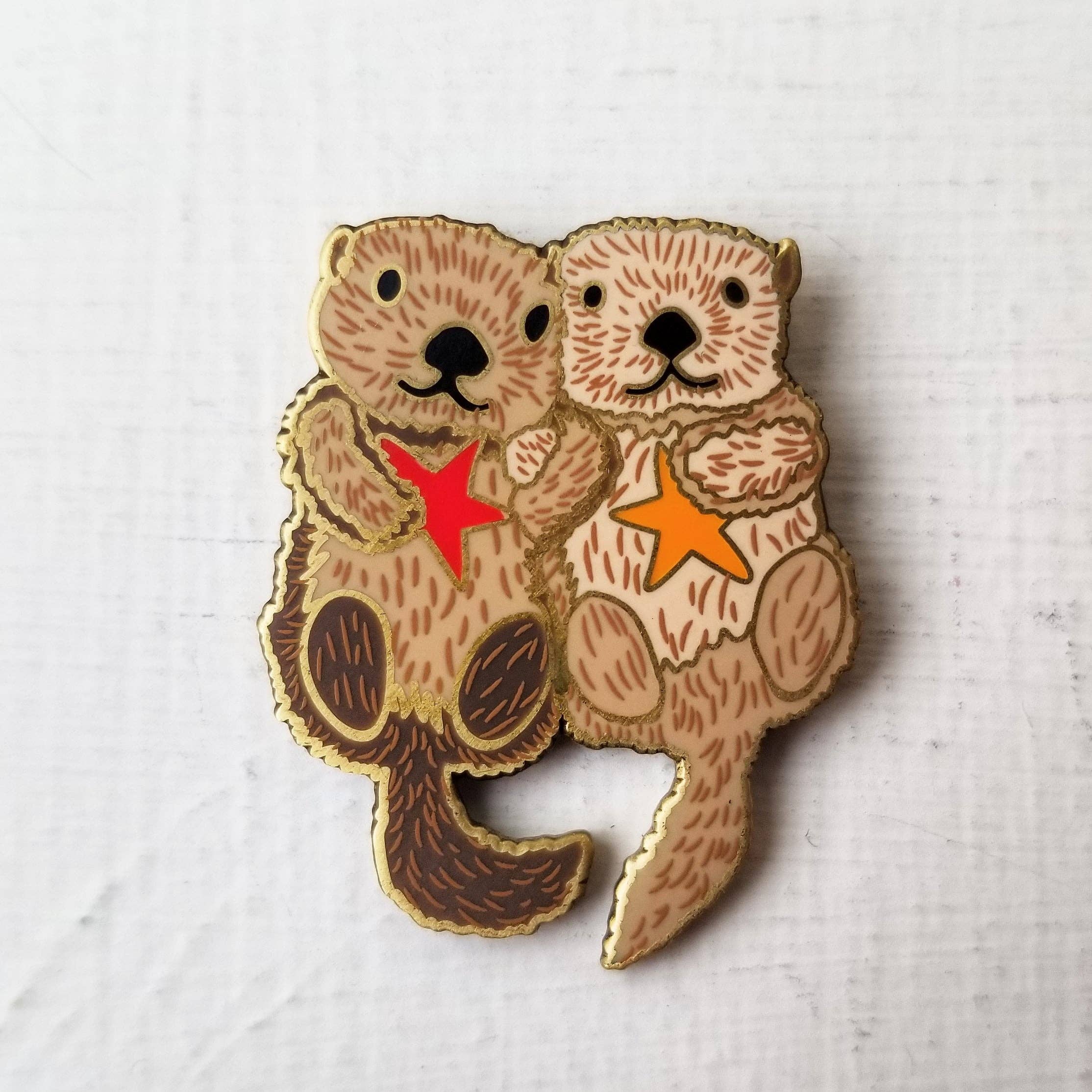 Sea Otters Enamel Needle Minder - Image 4