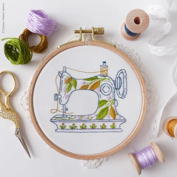 Sewing Machine Mini Hand Embroidery Kit