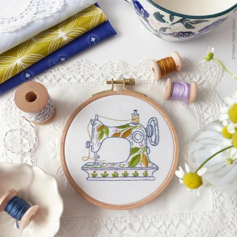 Sewing Machine Mini Hand Embroidery Kit - Image 2