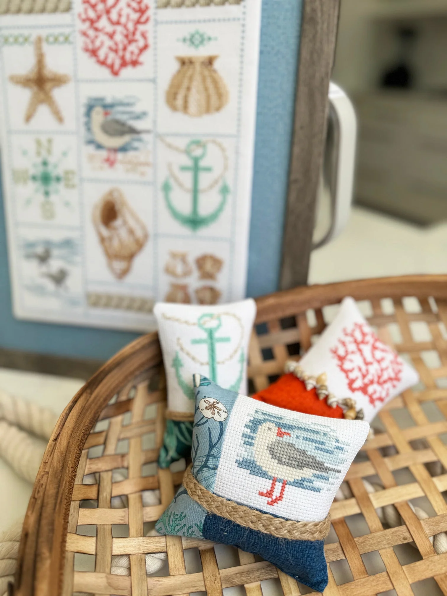 Shoreline Sampler Cross Stitch Pattern - Image 2