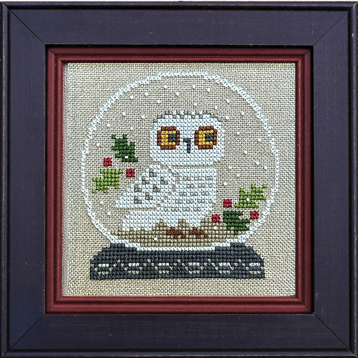 Snowglobe Owl Cross Stitch Kit