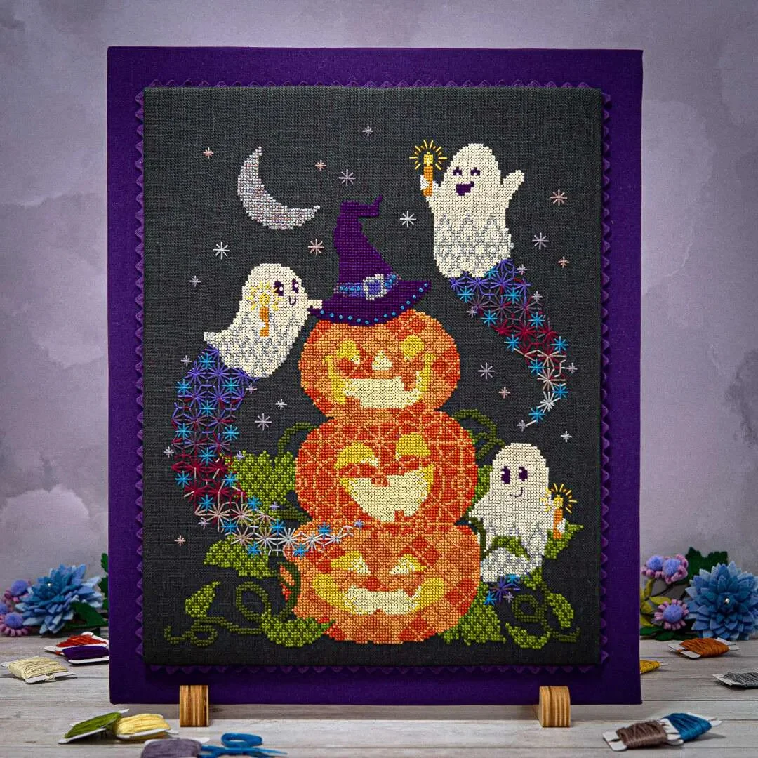 Spook-tacular Party Cross Stitch Pattern