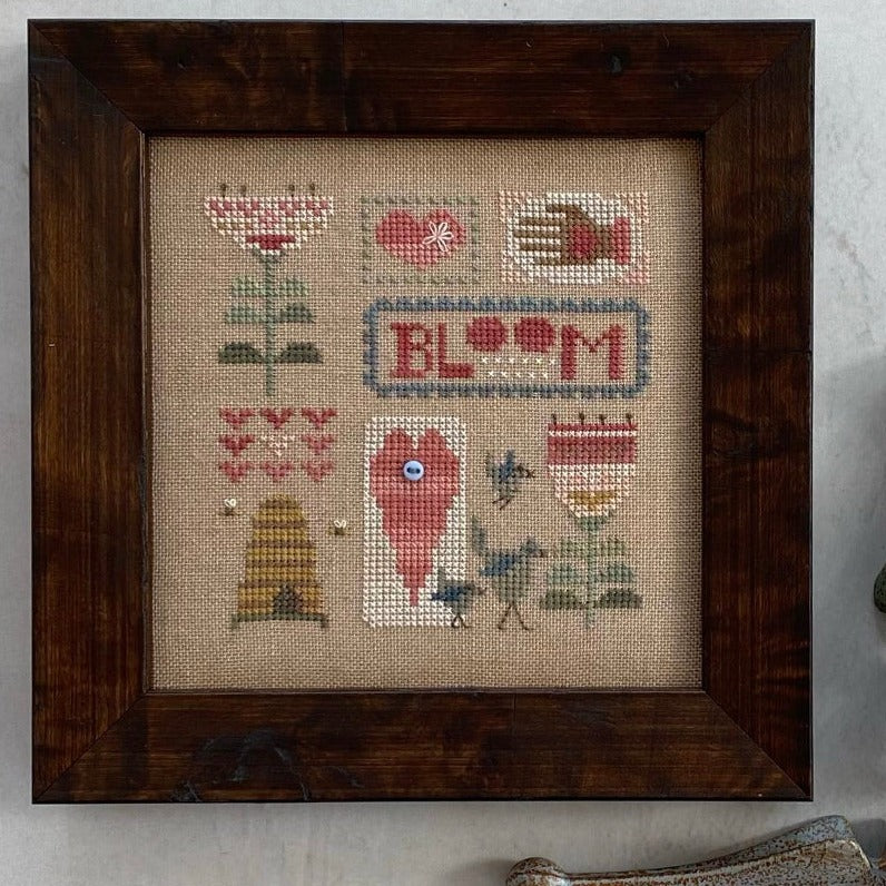 Spring Doodles Cross Stitch Pattern