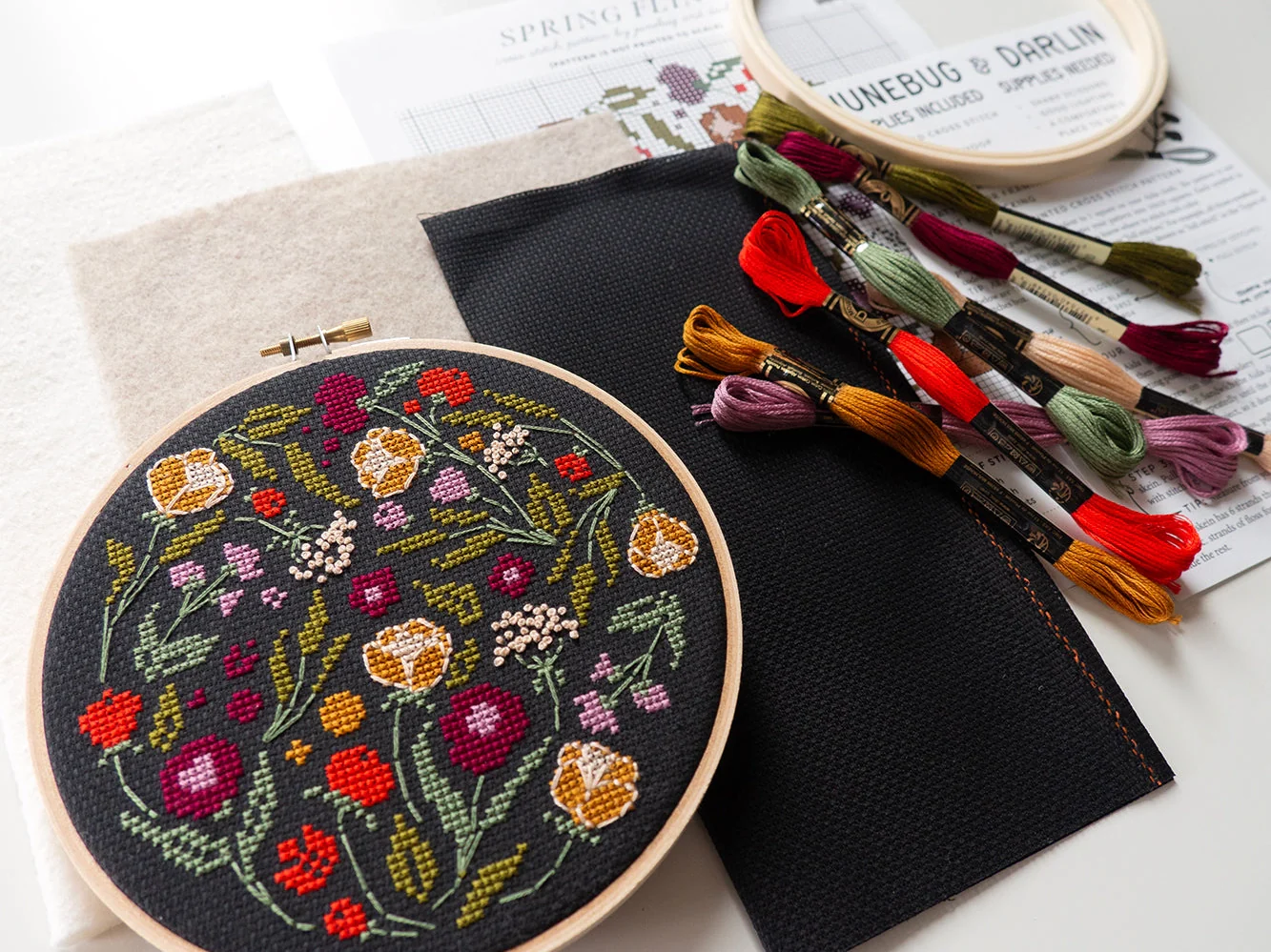 Spring Fling Cross Stitch Kit - Image 2