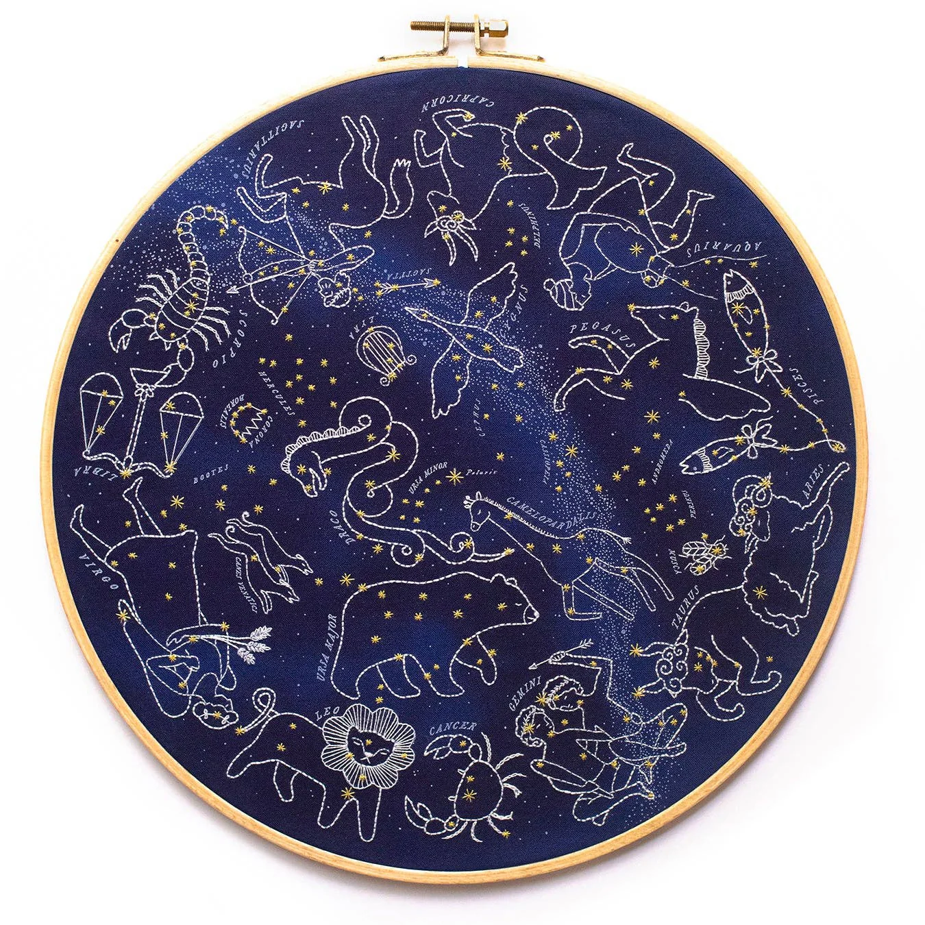 Large Star Map Hand Embroidery Kit - Image 4