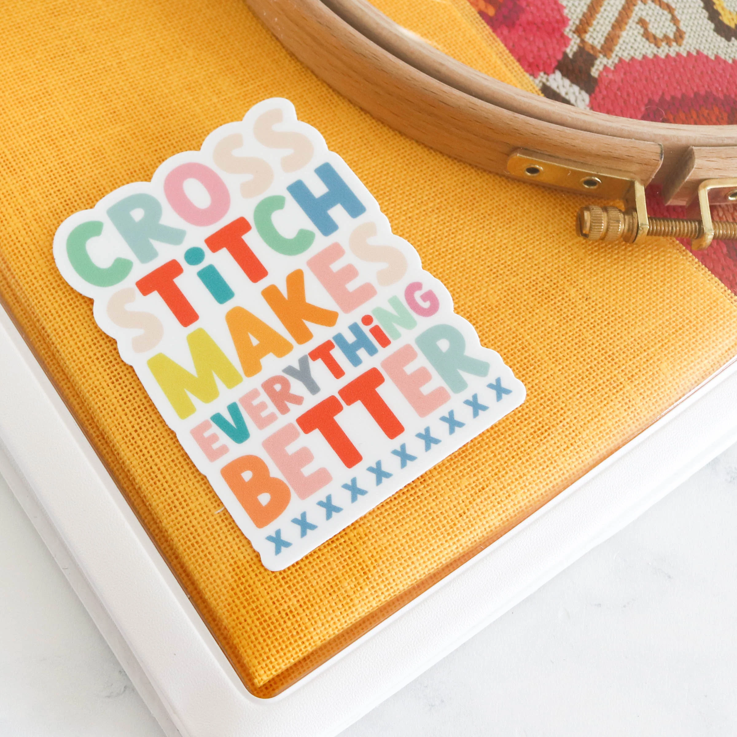 Stitchy Stickers - Cross Stitch Makes Everything Better - Image 3