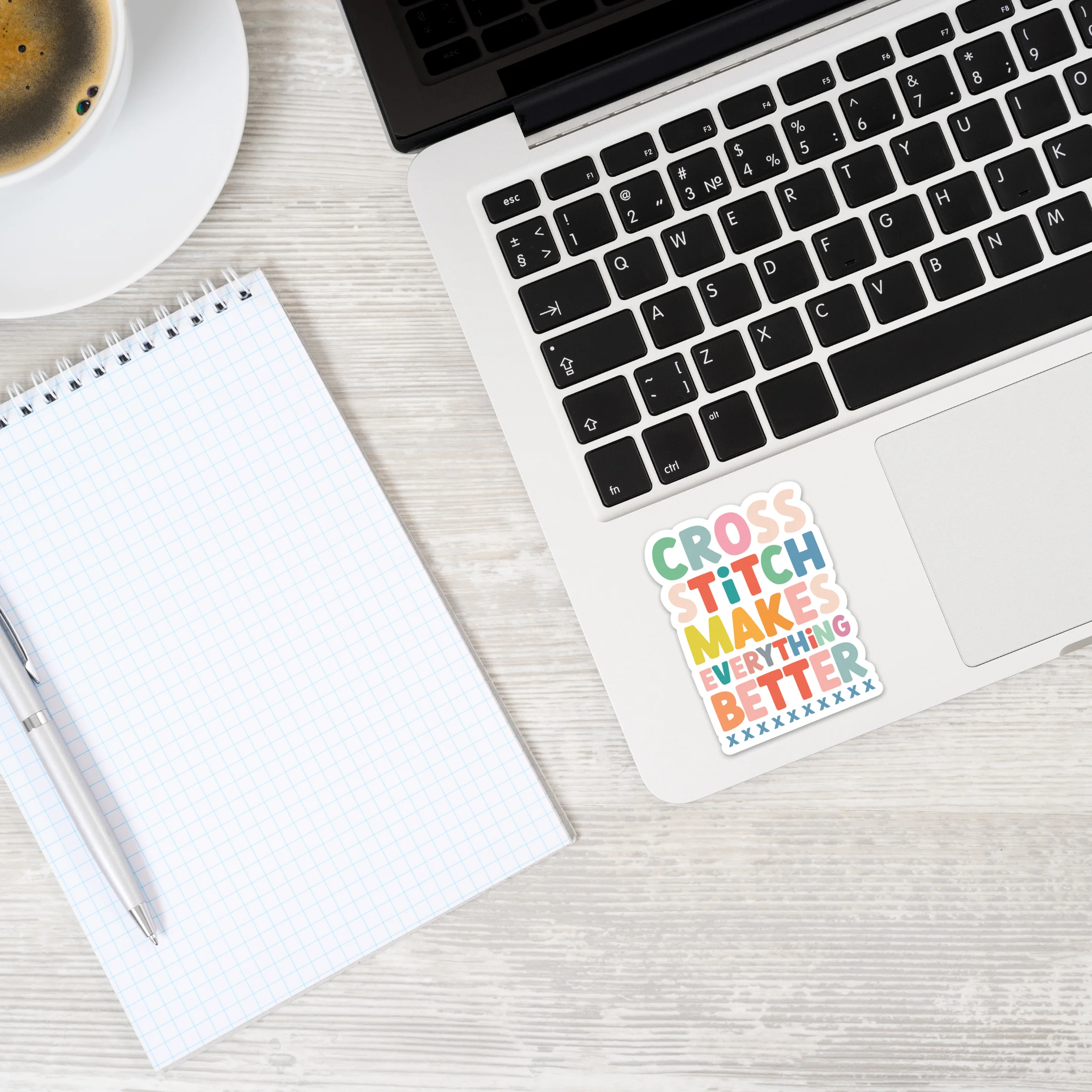 Stitchy Stickers - Cross Stitch Makes Everything Better - Image 4