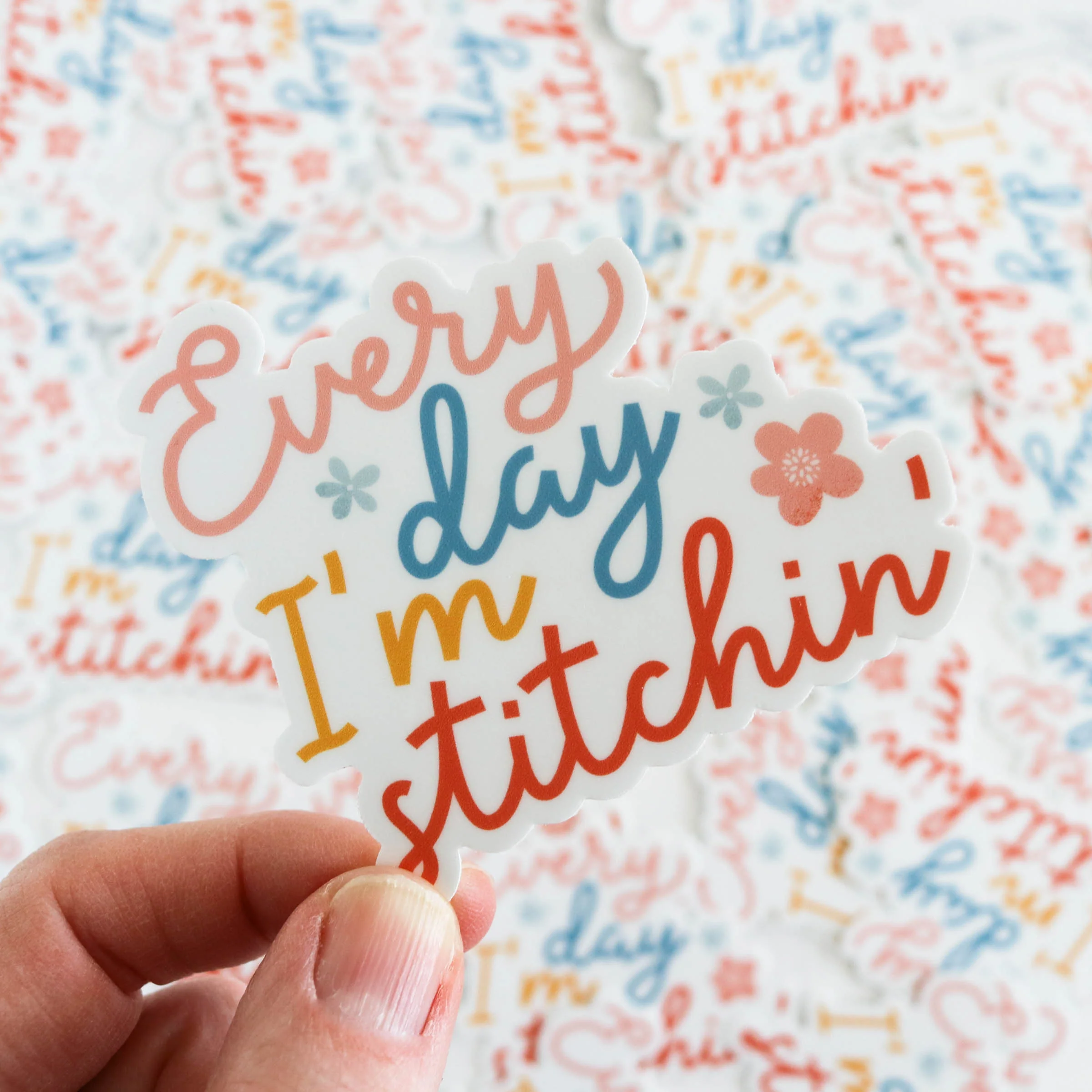 Stitchy Stickers - Every Day I'm Stitchin' - Image 3