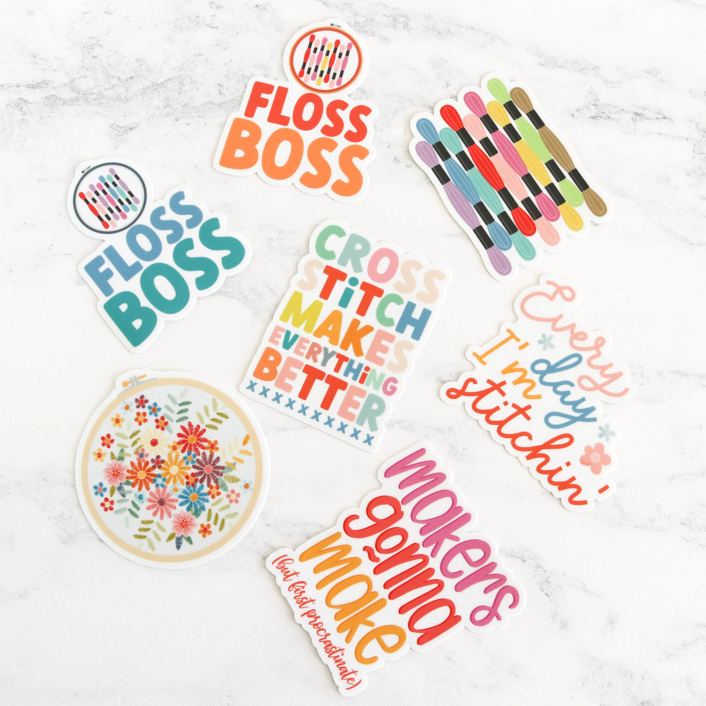 Stitchy Stickers - Floss Boss - Image 7