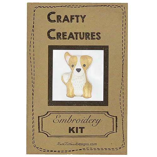 Puppy Stuffie Hand Embroidery Kit - Image 3