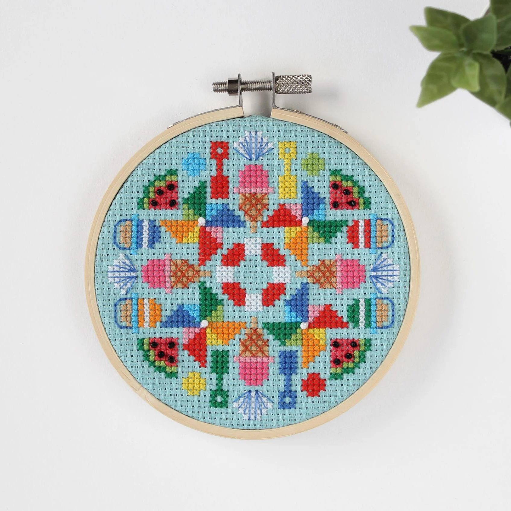 Summer Fun Mini Cross Stitch Kit