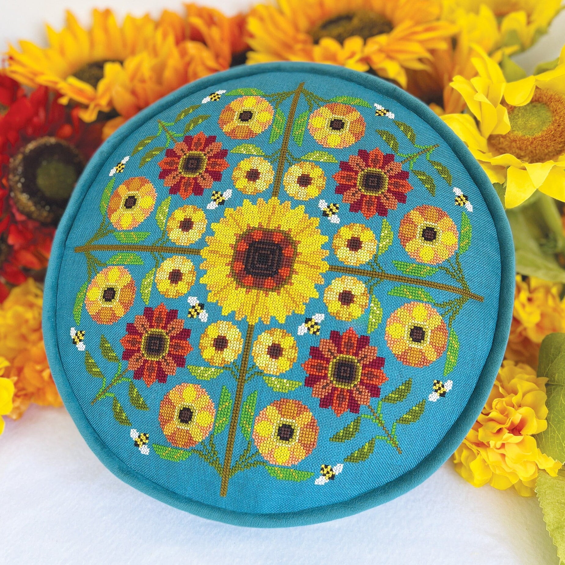 Sunburst Cross Stitch Pattern