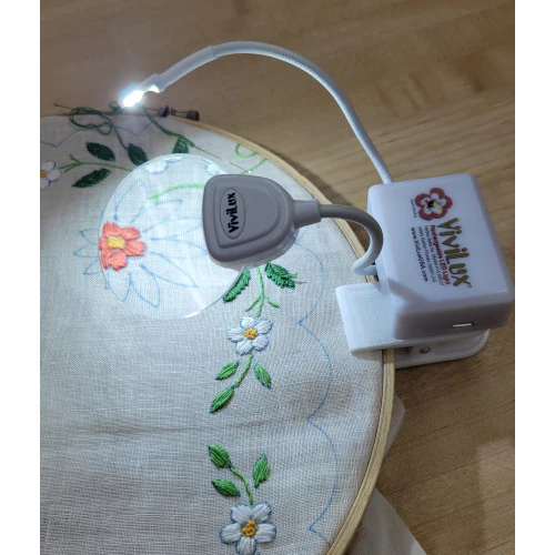 Super Bright Clip-on LED Light and Magnifier - Image 3