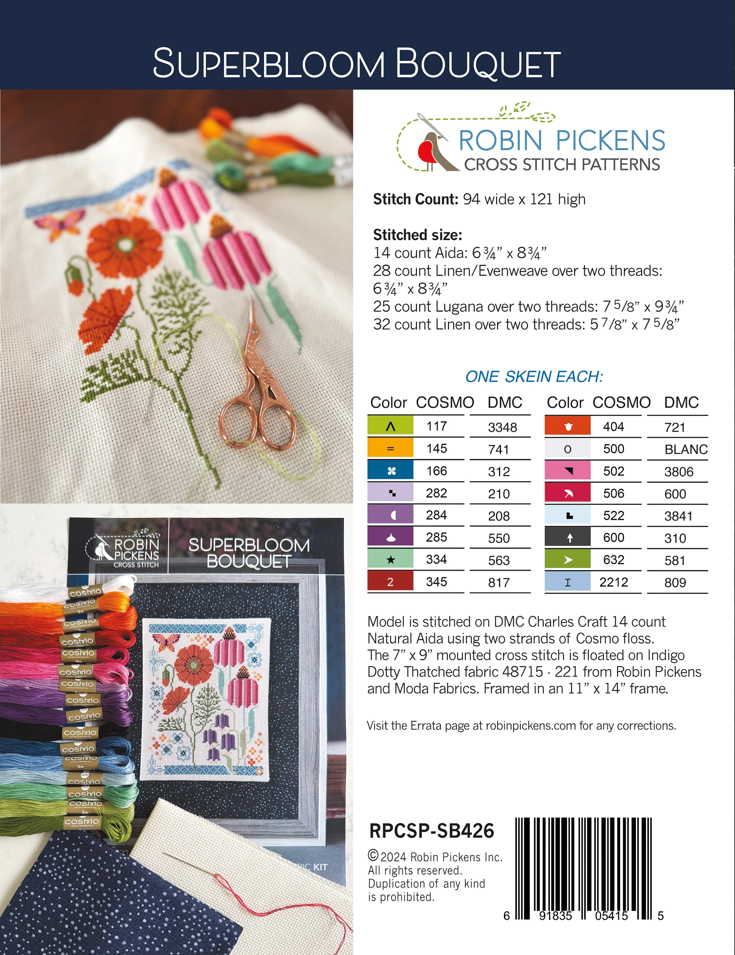 Superbloom Cross Stitch Pattern - Image 3