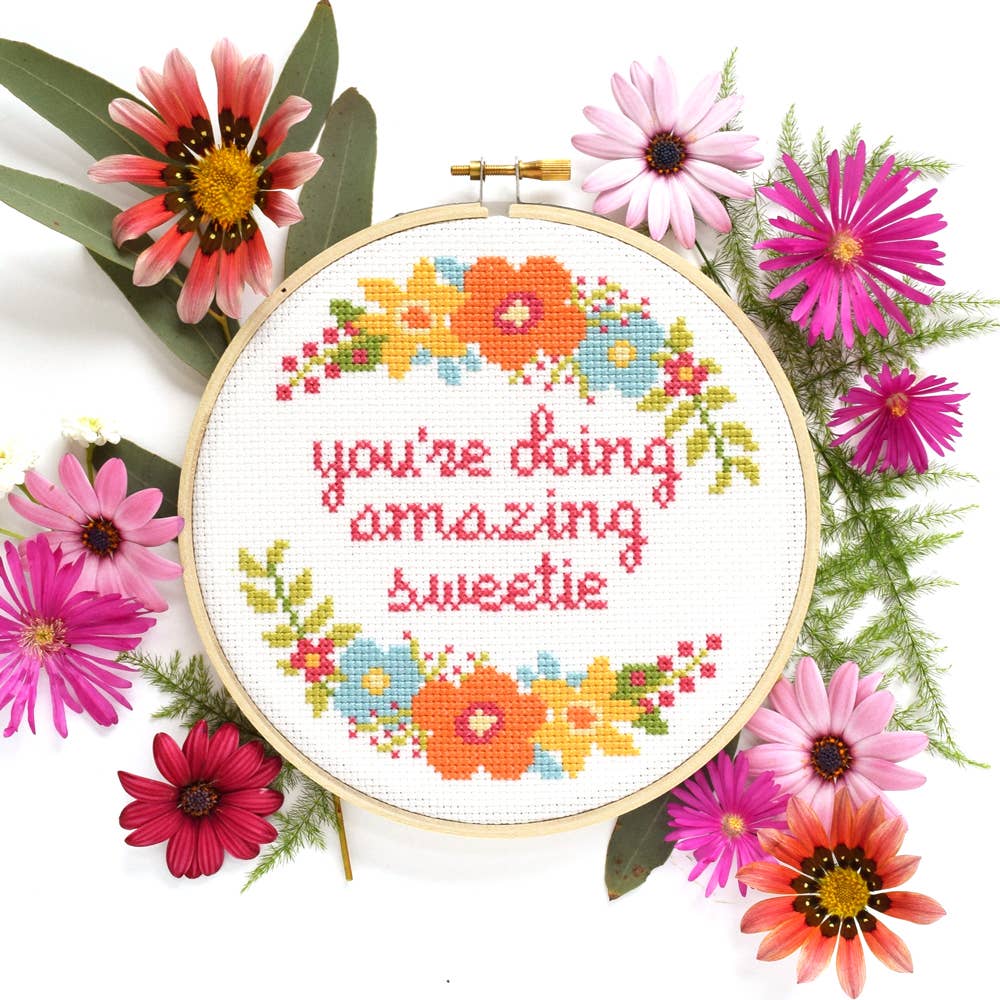 Sweetie Cross Stitch Kit - Image 3