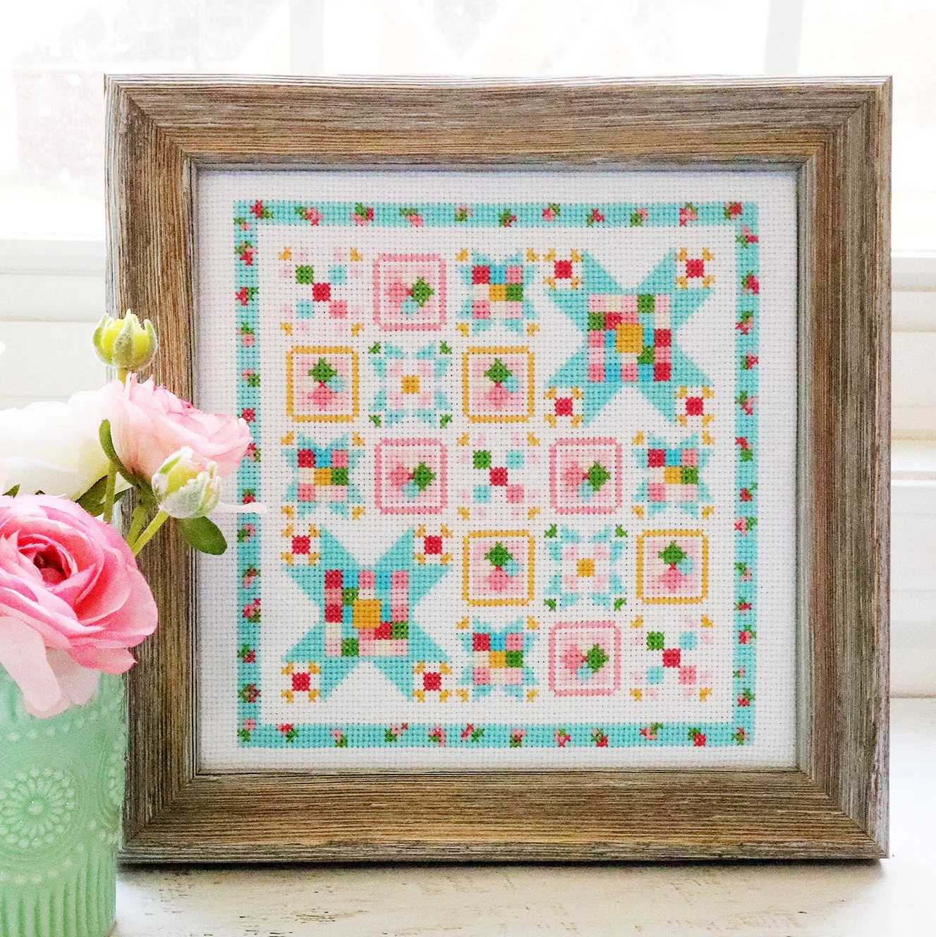 Swinging on a Star Cross Stitch Pattern