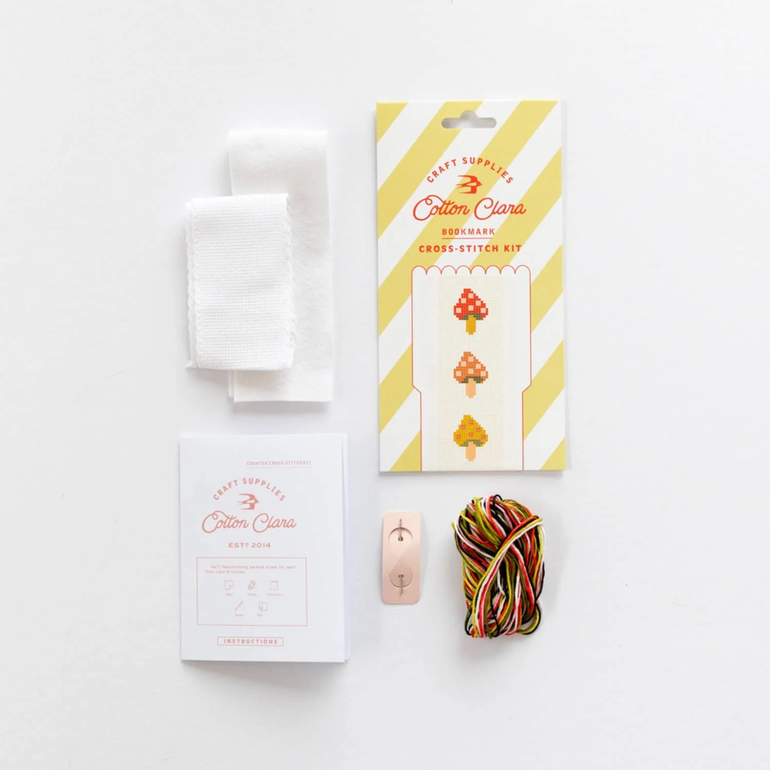 Cross Stitch Bookmark Kit - Tea Mugs - Image 5