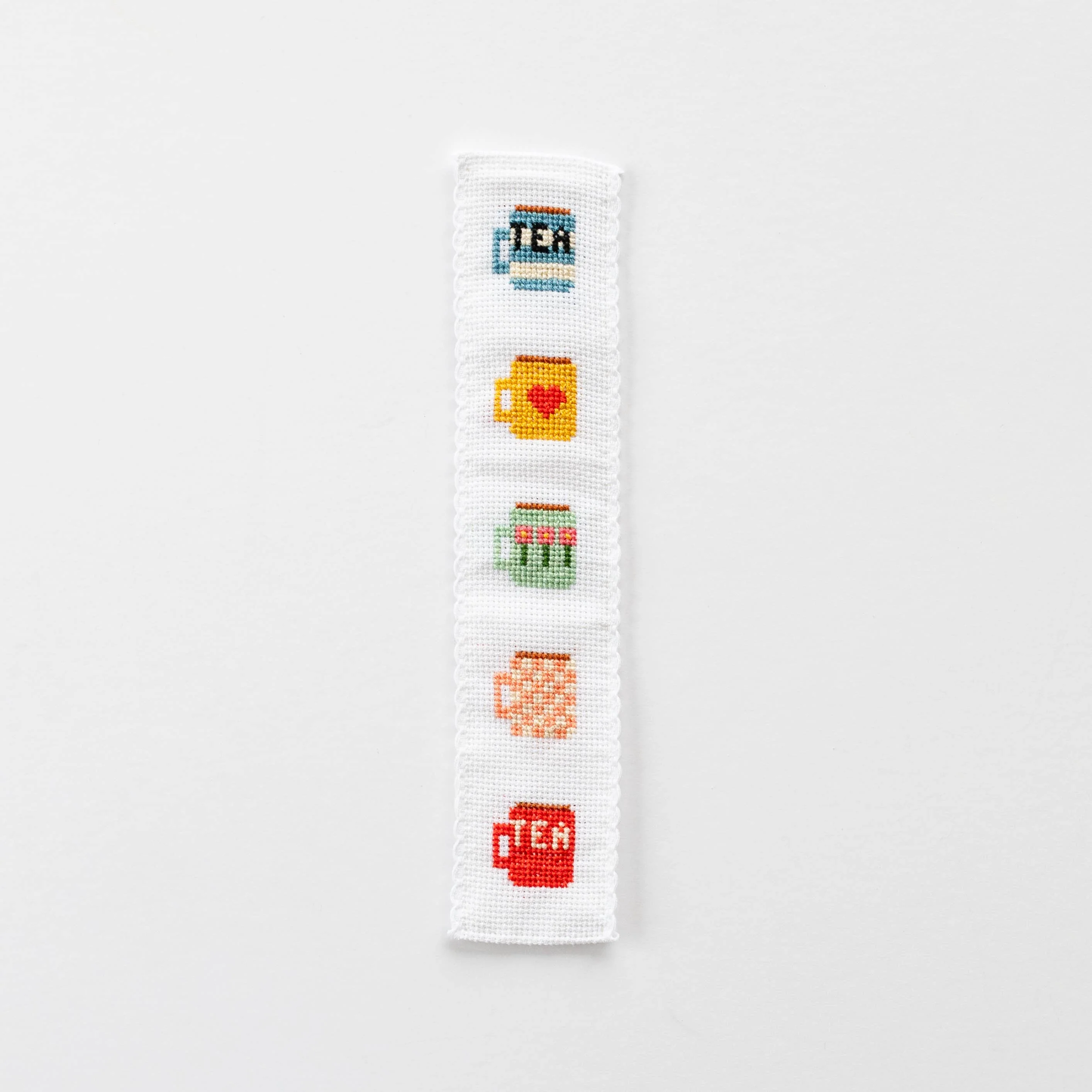 Cross Stitch Bookmark Kit - Tea Mugs - Image 6