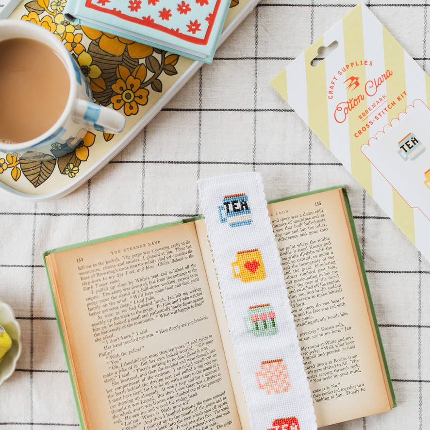 Cross Stitch Bookmark Kit - Tea Mugs - Image 8