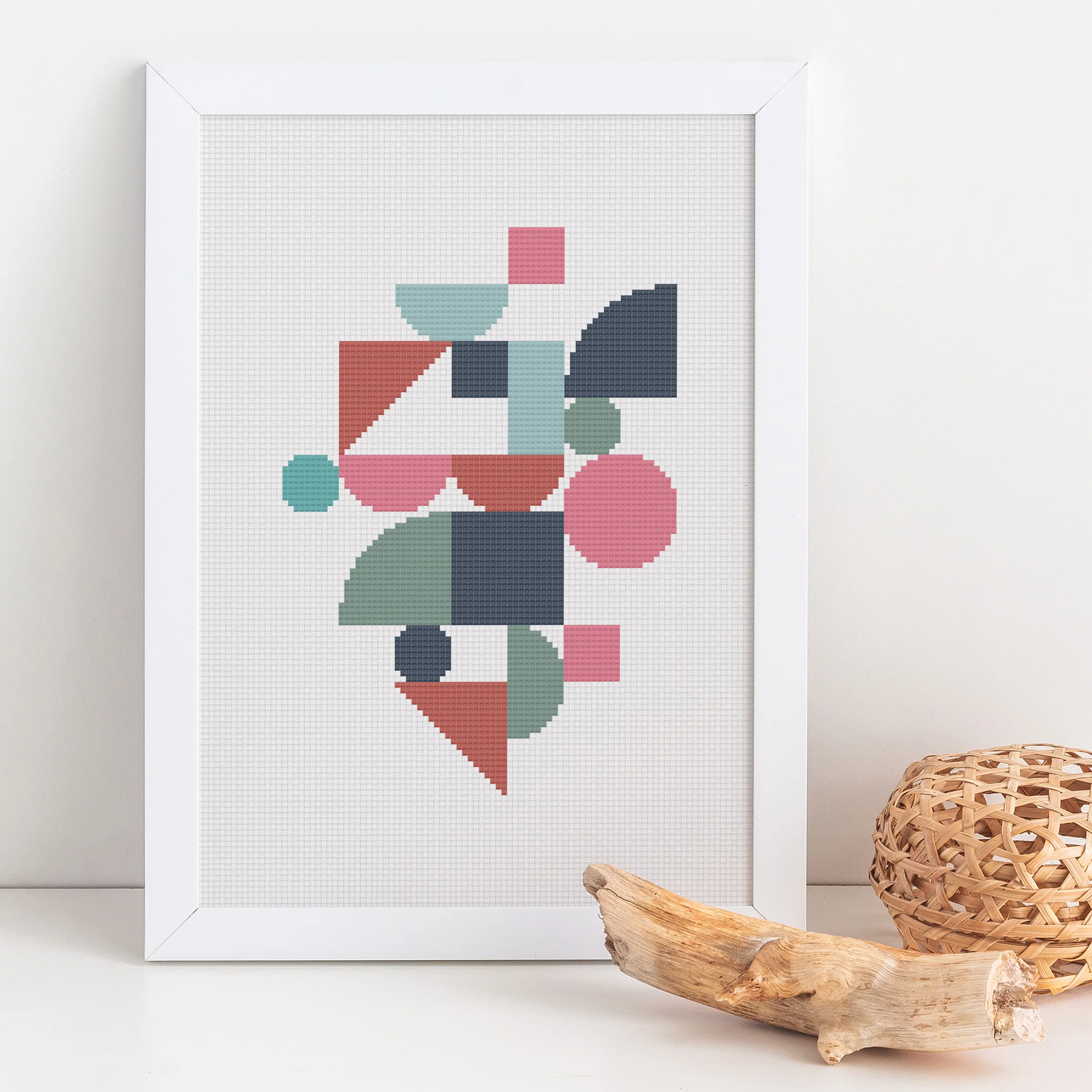Terra Geometric Cross Stitch Kit - Image 2