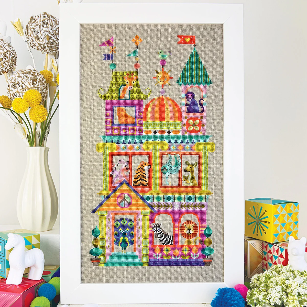 The Animal House Cross Stitch Pattern