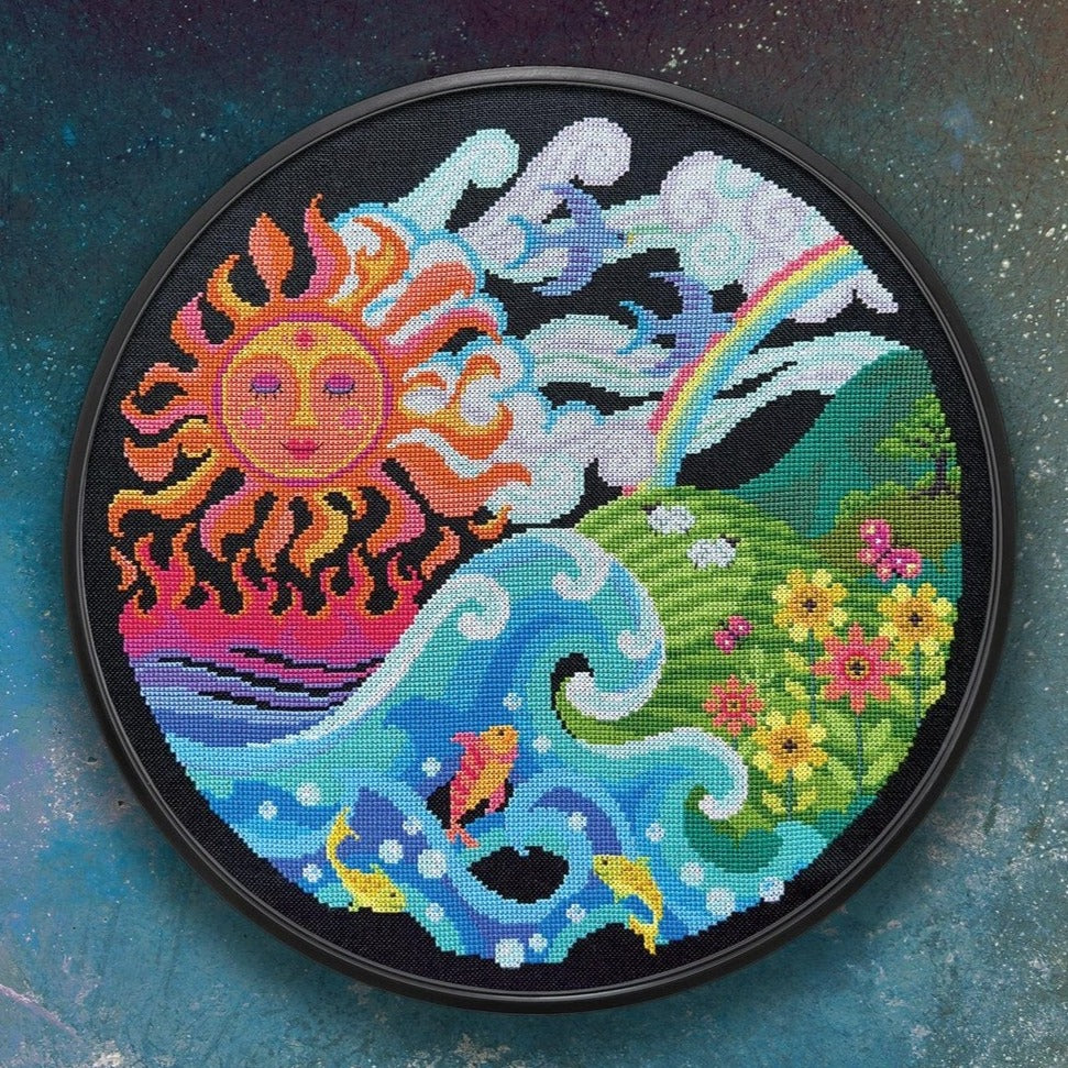 The Four Elements Cross Stitch Pattern