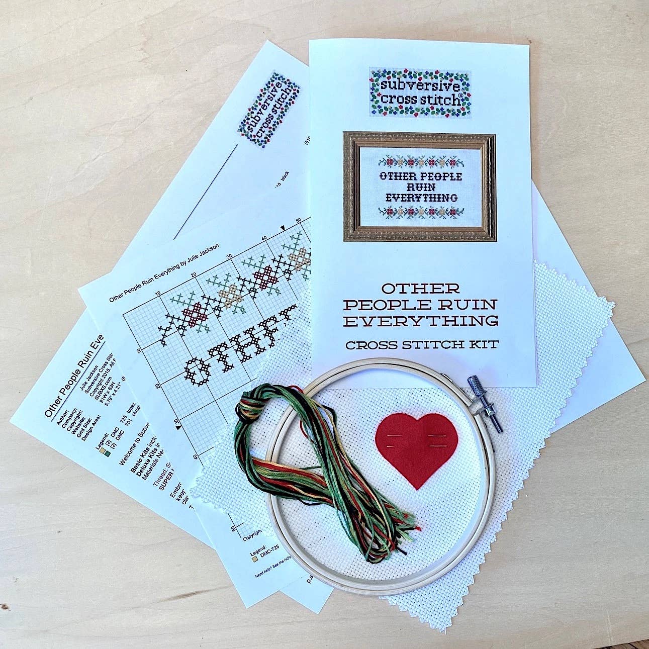 The Lunatics Have Taken Over Cross Stitch Kit - Image 3