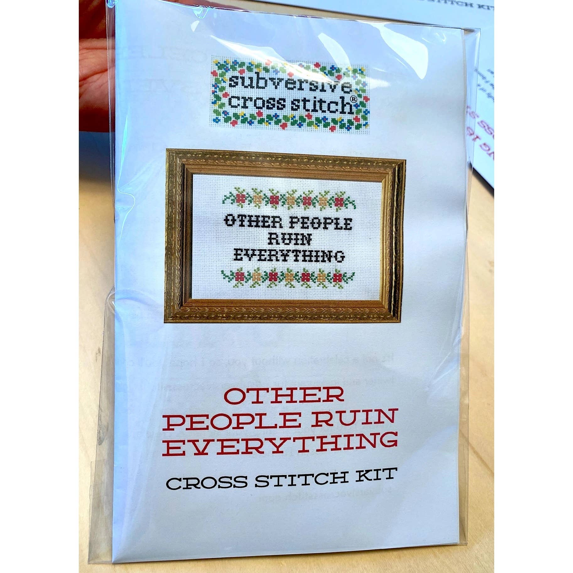 The Lunatics Have Taken Over Cross Stitch Kit - Image 4