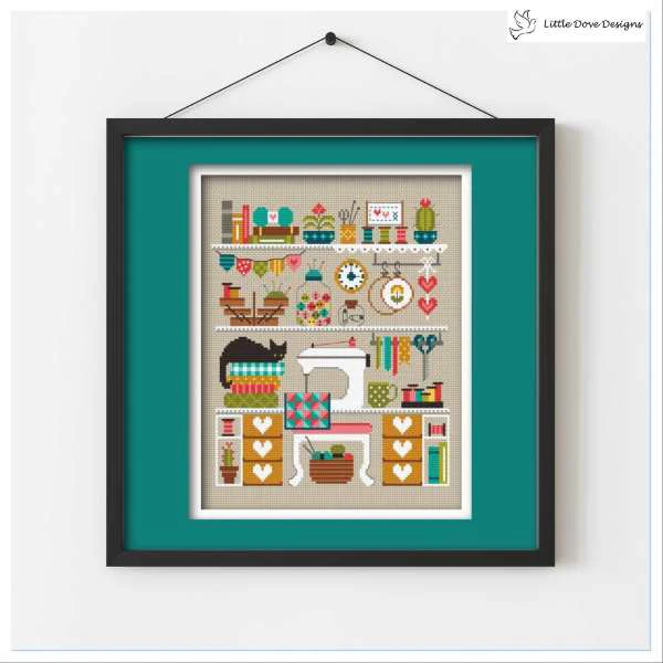 The Sewing Room Cross Stitch Pattern - Image 2