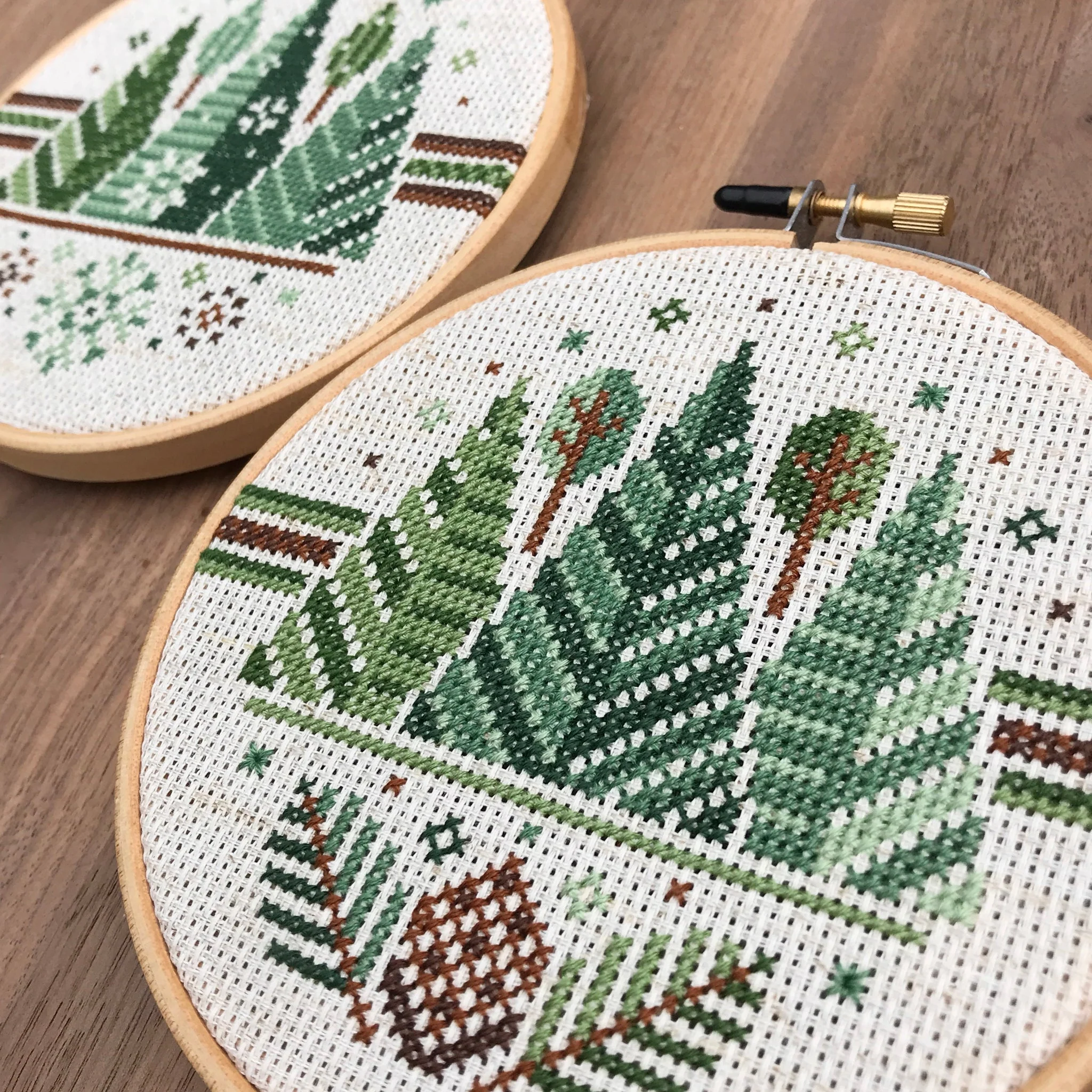 Three Pines Cross Stitch Pattern - Image 2