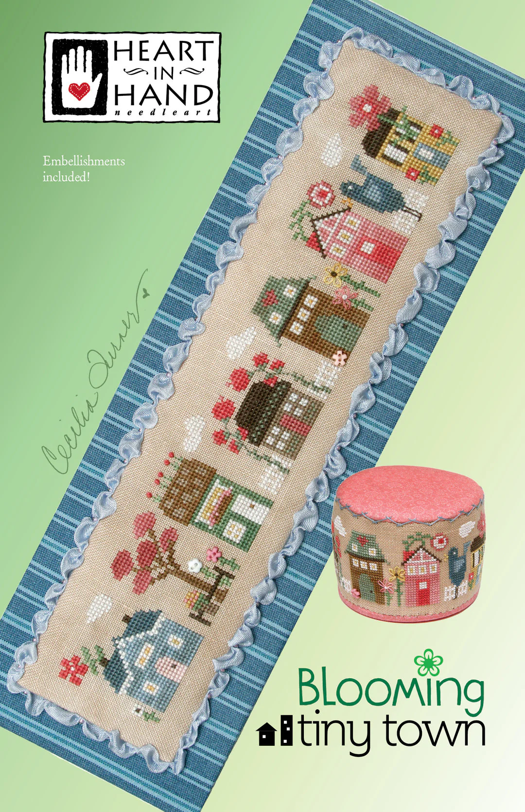 Tiny Town Cross Stitch Pattern - Blooming - Image 3