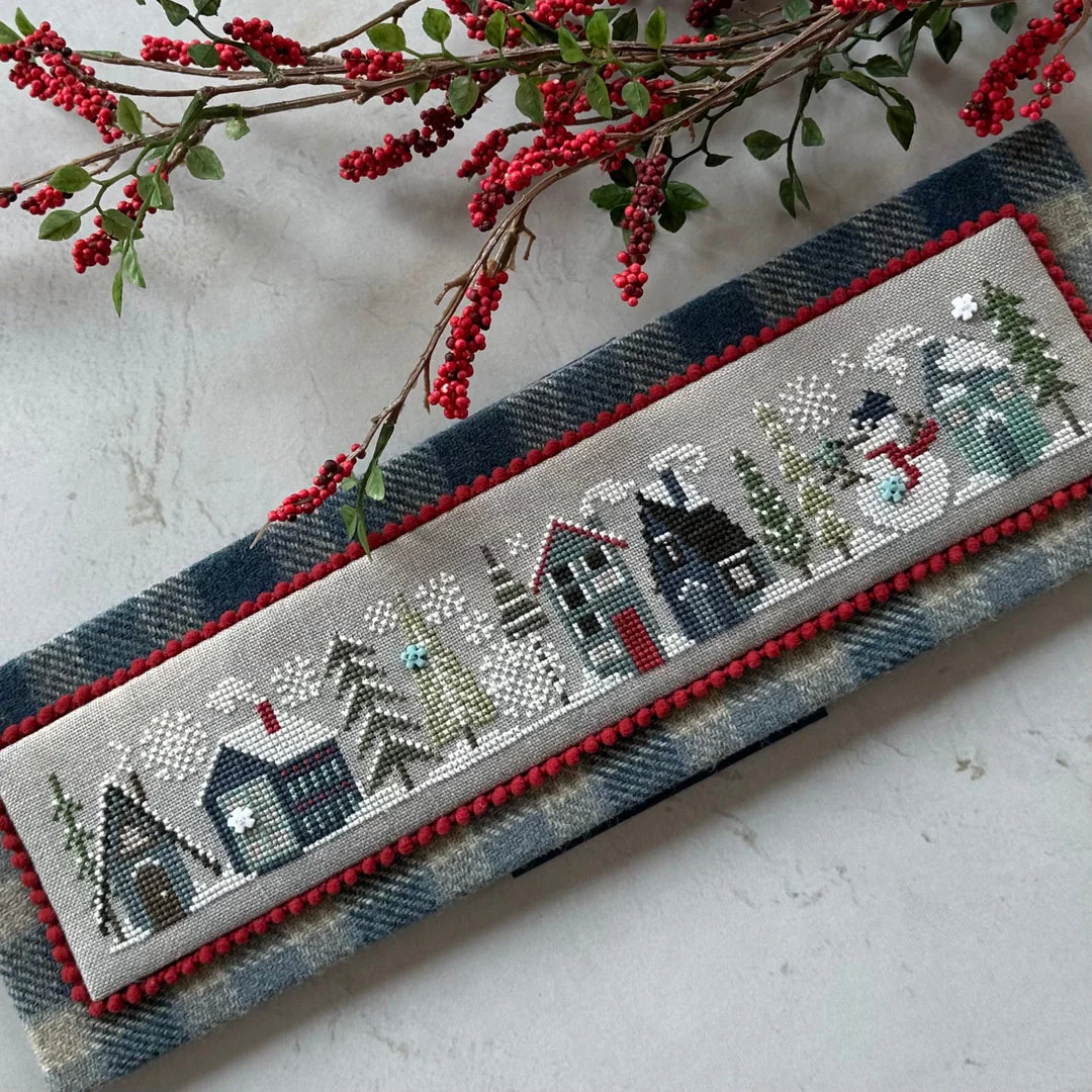 Tiny Town Cross Stitch Pattern - Frosty
