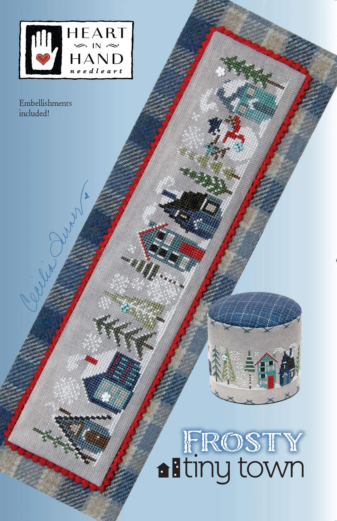 Tiny Town Cross Stitch Pattern - Frosty - Image 4