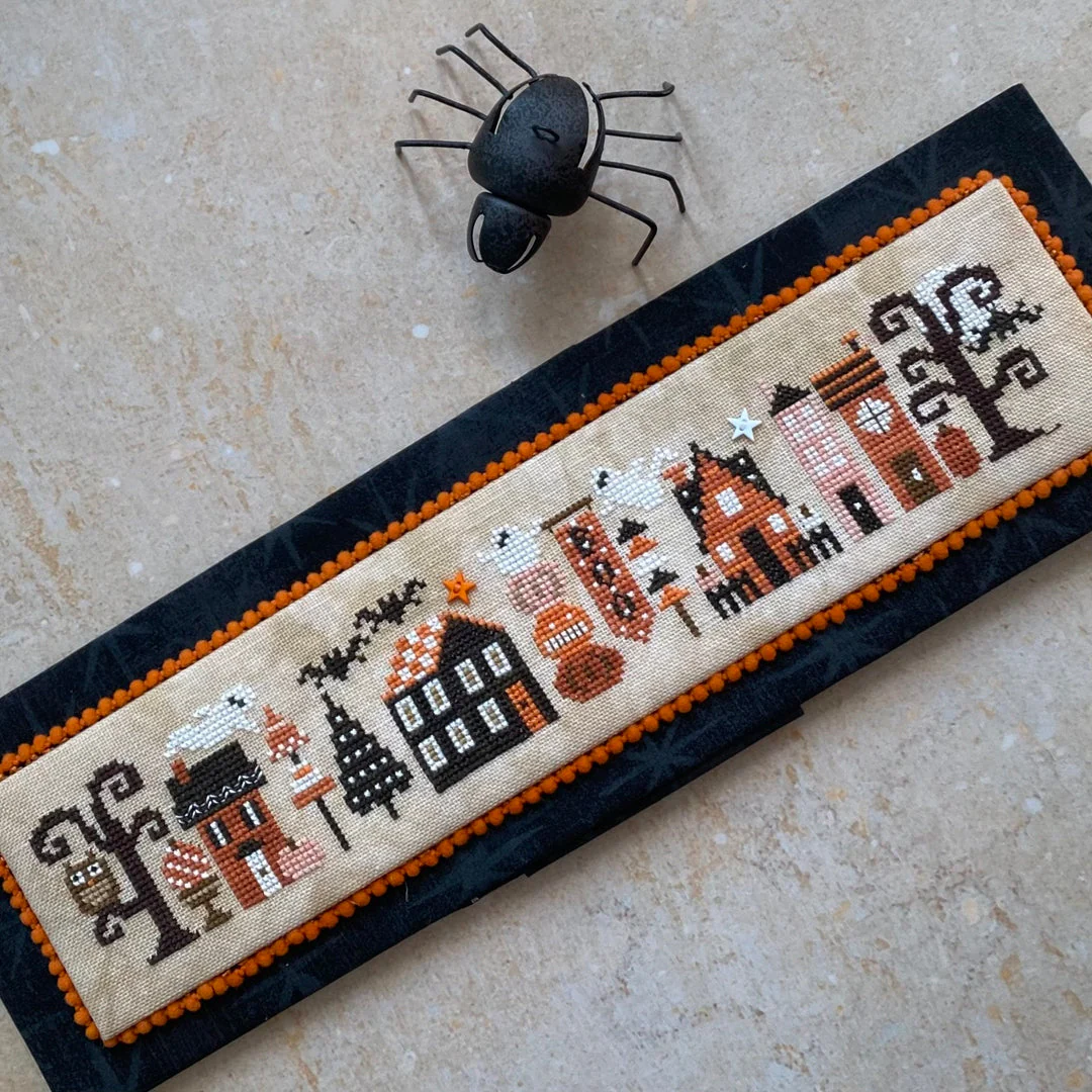 Tiny Town Cross Stitch Pattern - Halloween