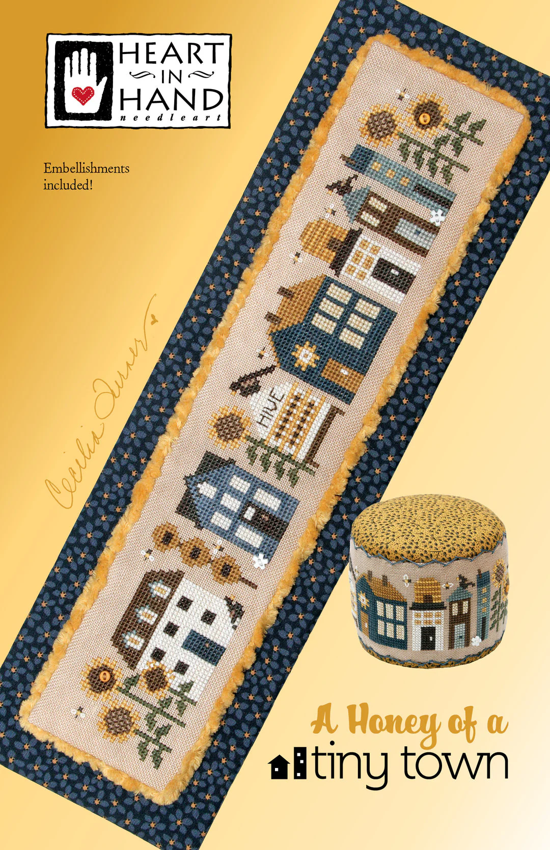 Tiny Town Cross Stitch Pattern - Honey - Image 3