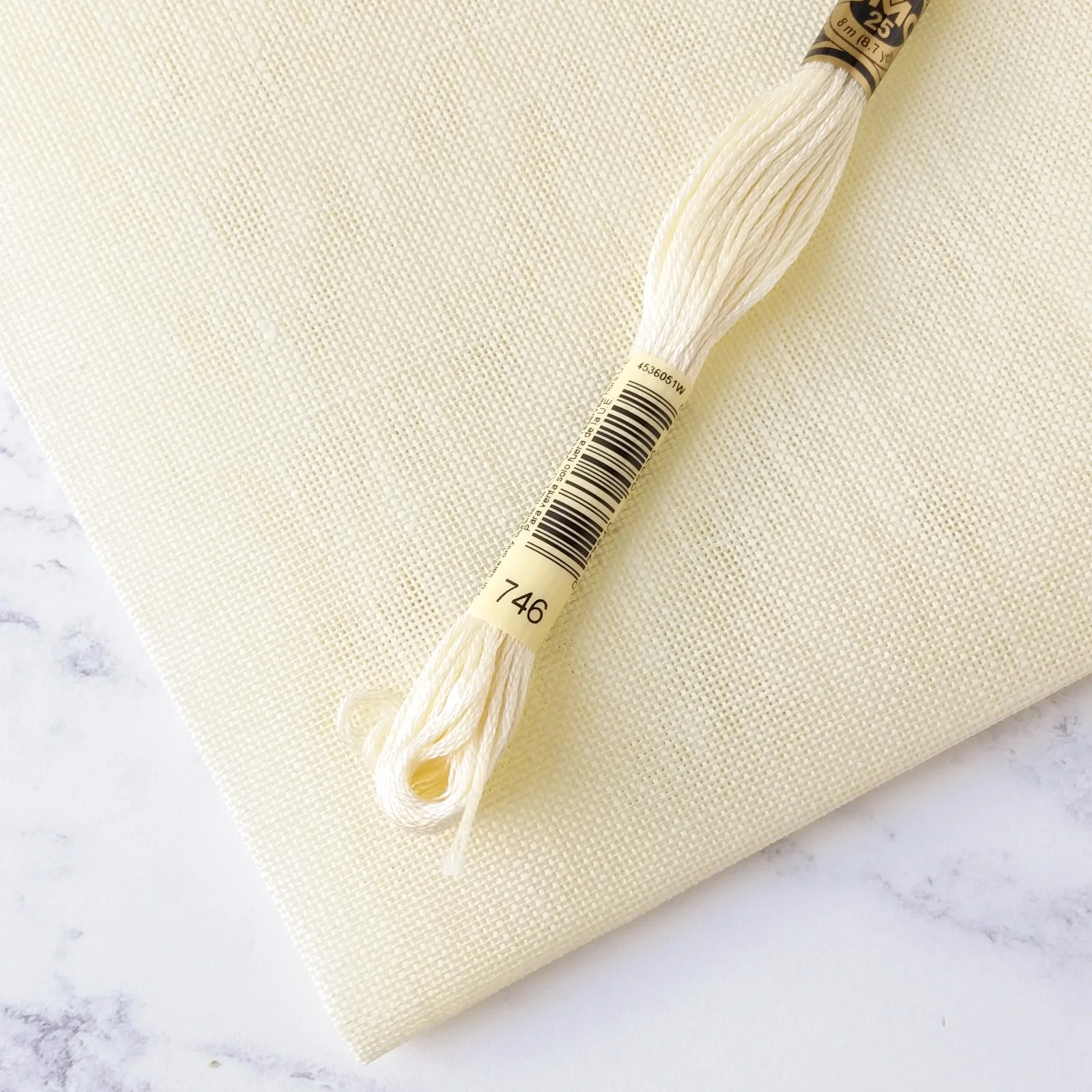 Touch of Yellow Linen Fabric - 28 count - Image 4