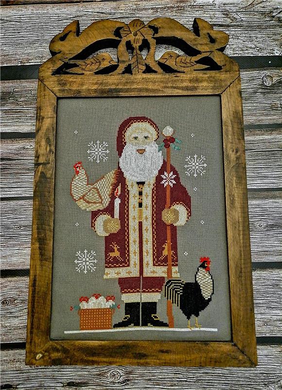 Twin Peak Santa Cross Stitch Pattern - 2024 - Image 2