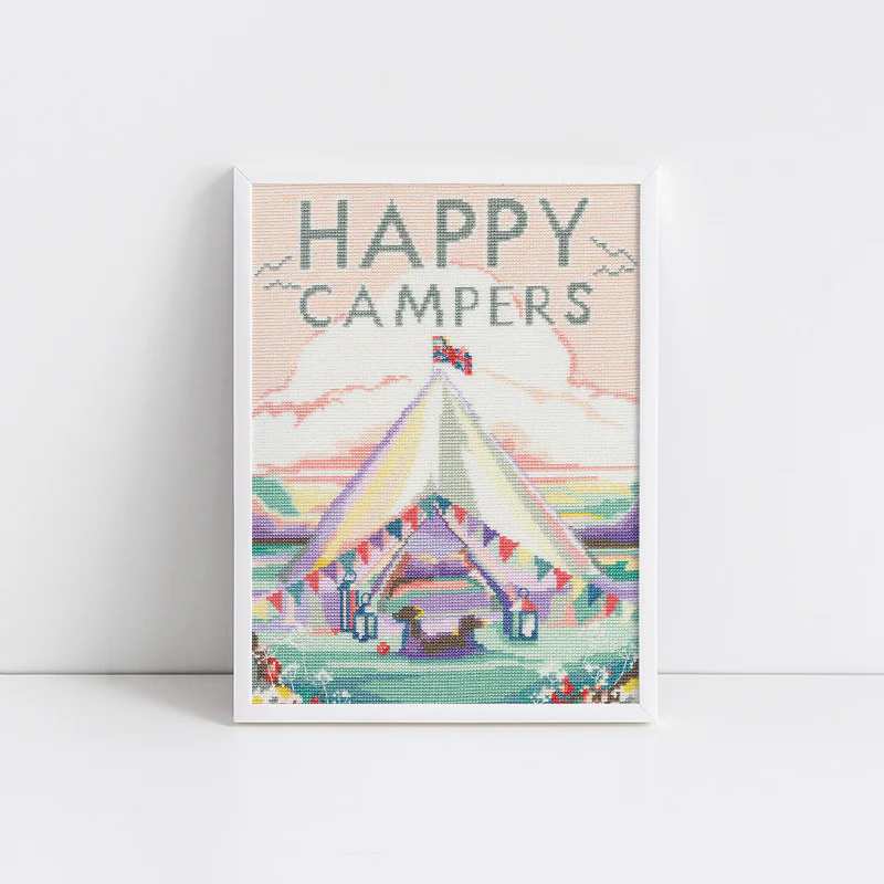 Vintage Camping Cross Stitch Kit - Image 2