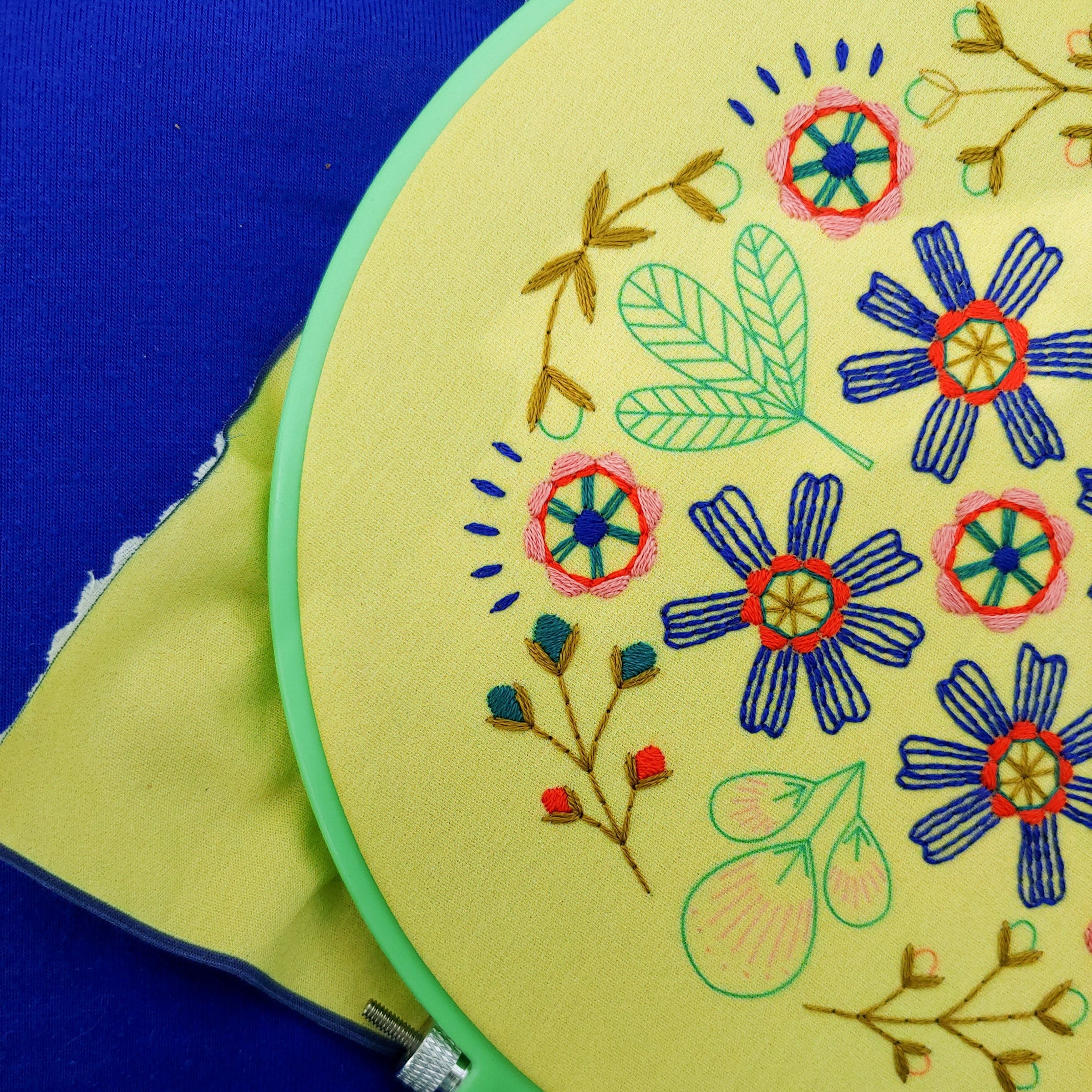 Wallflowers Hand Embroidery Kit - Image 4