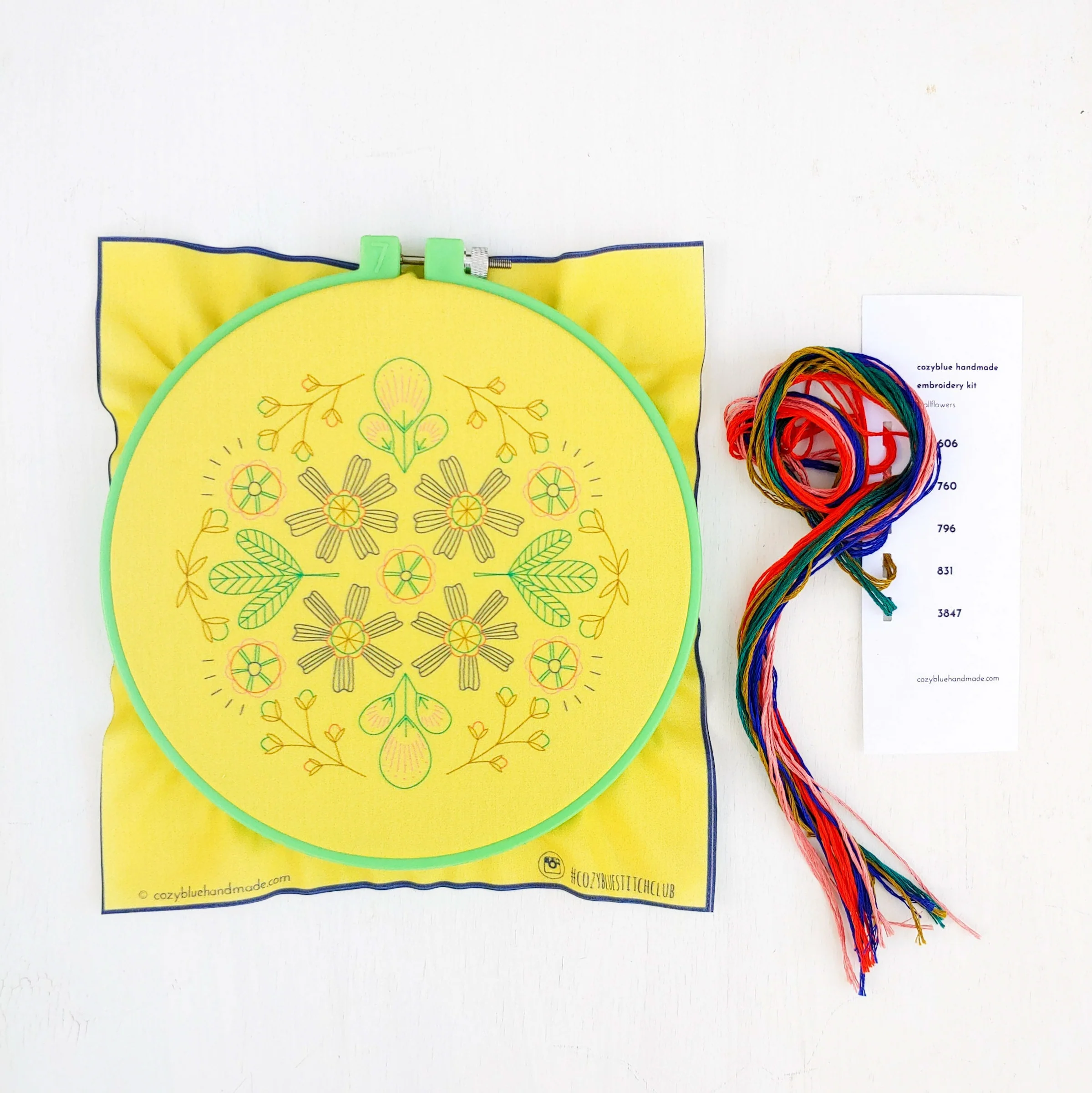 Wallflowers Hand Embroidery Kit - Image 5