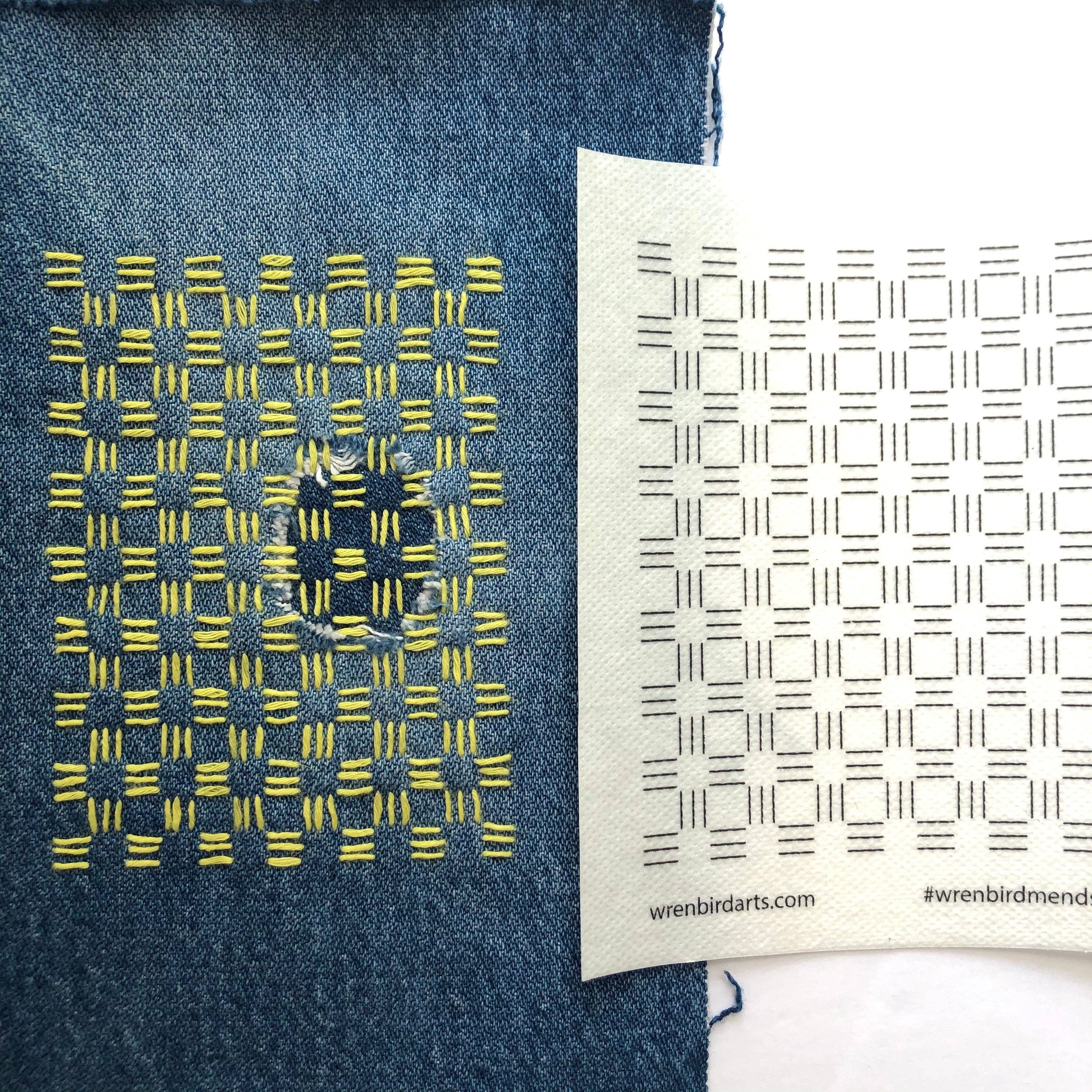 Stick & Stitch Mending Patch - Green (Set #4) - Image 3
