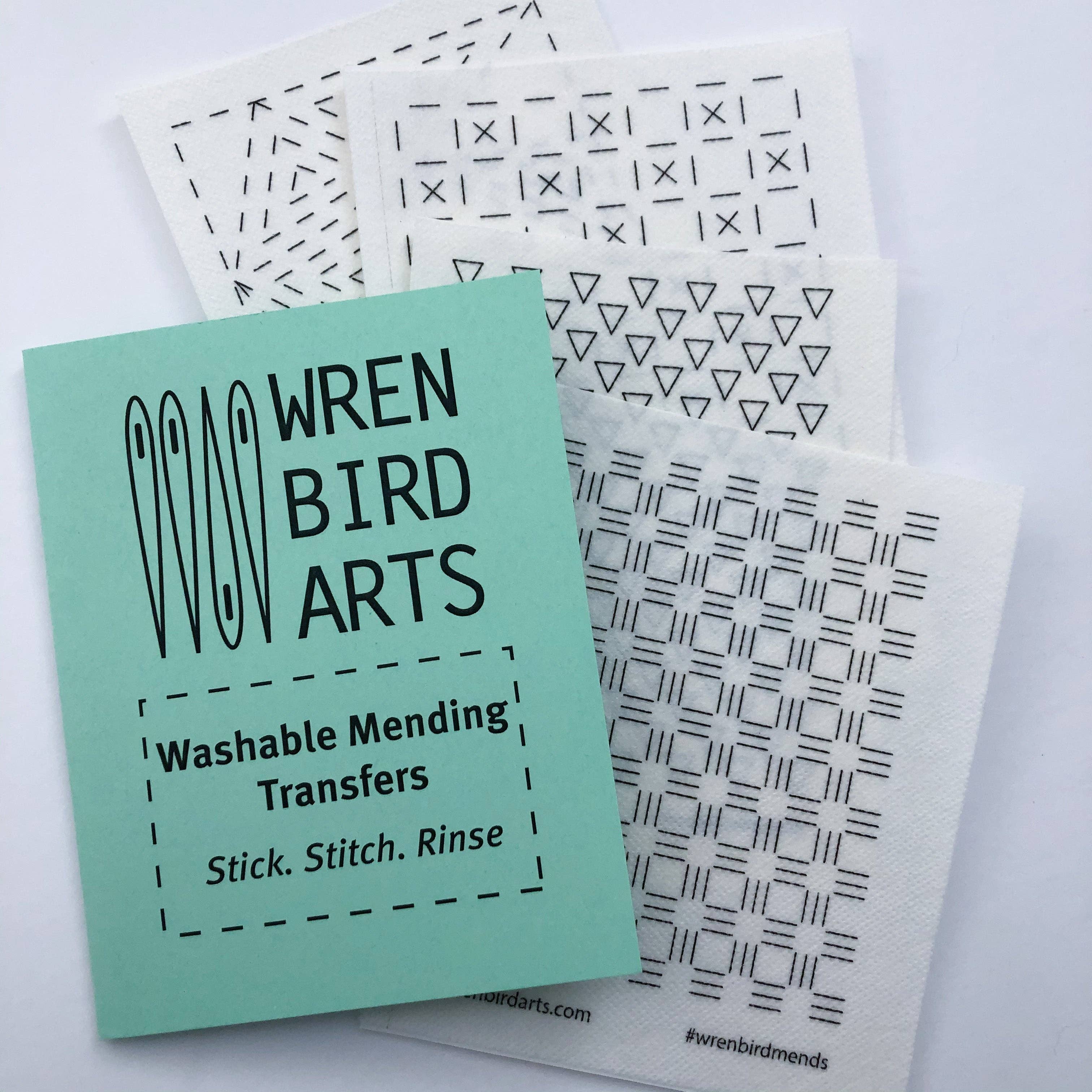 Stick & Stitch Mending Patch - Green (Set #4) - Image 7