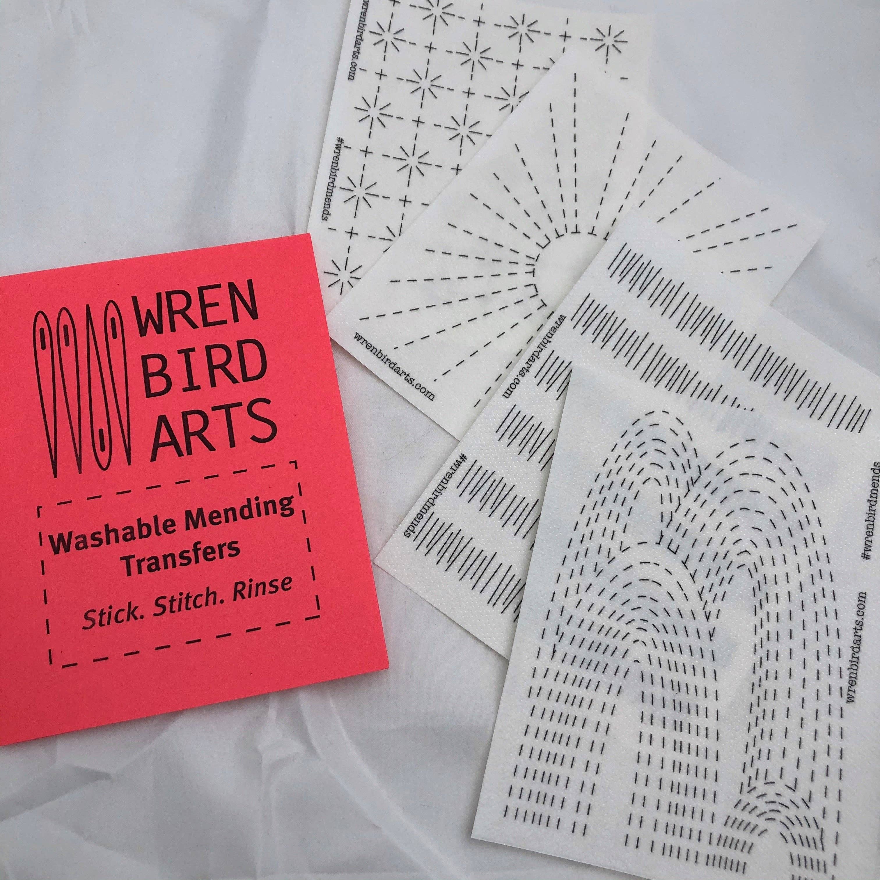 Stick & Stitch Mending Patch - Red (Set #2) - Image 4
