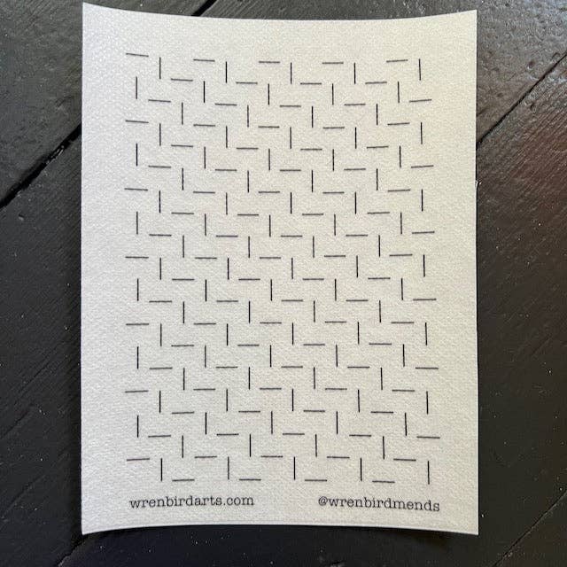 Stick & Stitch Mending Patch - Cream (Set #10) - Image 6